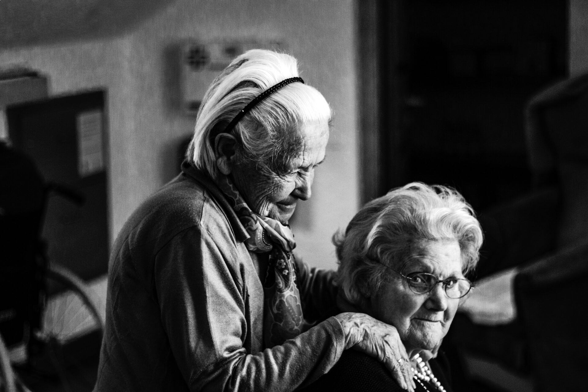 Glückliche Seniorinnen